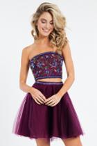 Rachel Allan Short - 4398 Two Piece Tulle A-line Dress