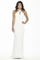 Jolene Collection - 17123 Bejeweled Haltered Evening Gown