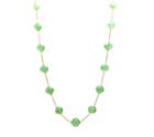 18k Yellow Gold Necklace With Crysophrase