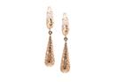 Tresor Collection - Lattice Dangle Earrings In 18k Rose Gold