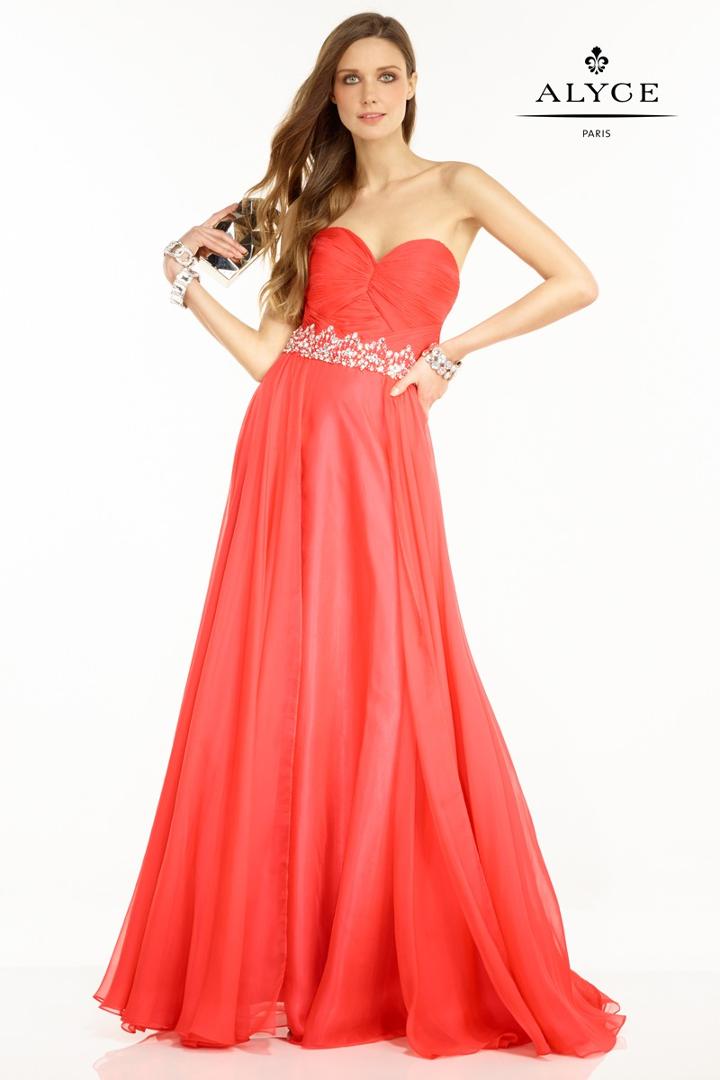 Alyce Paris B'dazzle - 35808 Dress In Watermelon