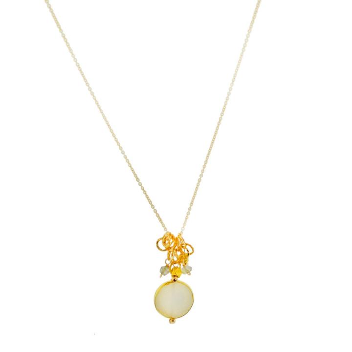 Mabel Chong - Druzy Cluster Necklace-wholesale