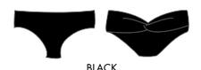 Nicolita Swimwear - New! Knotty Bikini Boy Short With Scrunch In Black