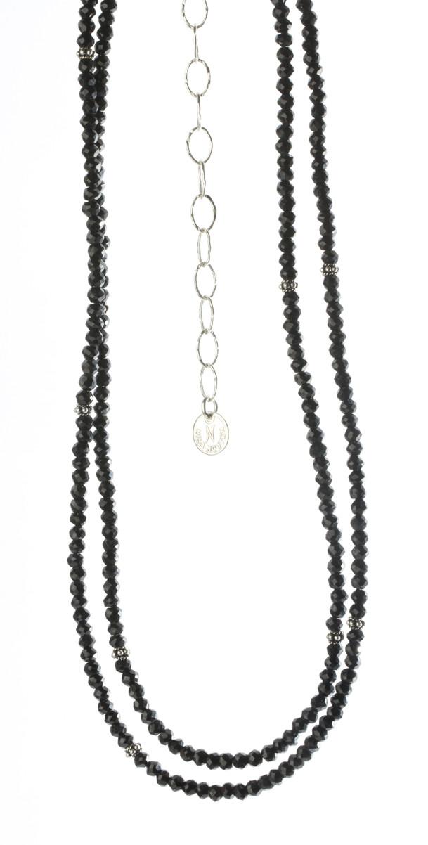 Nina Nguyen Jewelry - Spinel Harmony Long Silver Necklette
