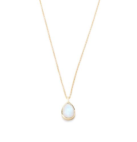 Margaret Elizabeth - Teardrop Pendant Necklace Moonstone