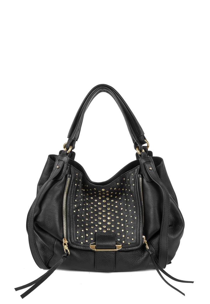 Kooba - Jonnie Tote In Black W/gold Studs