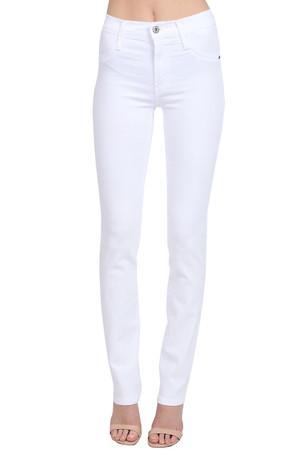 James Jeans Hunter Petite Straight Leg In Frost White