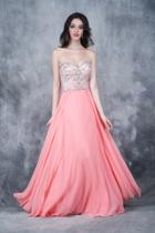 Nina Canacci - 1395 Beaded Sweetheart A-line Dress