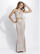 Baccio Couture - Lidia Painted Set Long Dress