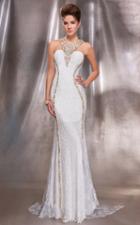 Mnm Couture - 9425 Extraordinary Bejeweled Lace Gown