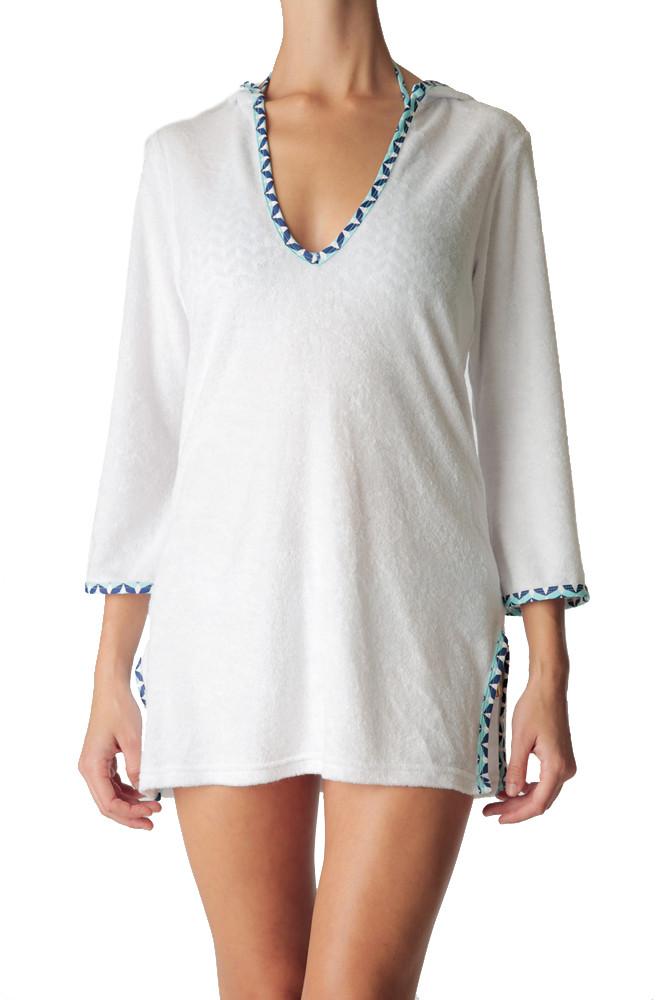 Helen Jon - Hooded Terry Cover Up - Chase
