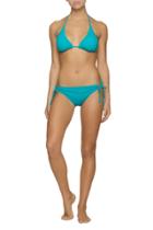 Helen Jon - Reversible String Bikini Top-jade Coast Solid
