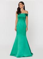 Ashley Lauren - 1204 One Shoulder Satin Evening Dress