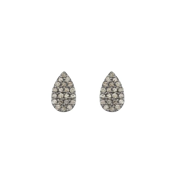 Teri Jon - Brooklyn Teardrop Diamond Earring Studs