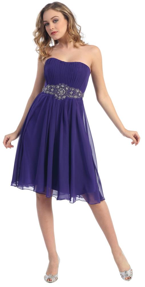 Finely Pleated Sweetheart A-line Cocktail Dress