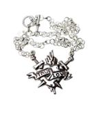 Femme Metale Jewelry - Double Crossed Love Necklace