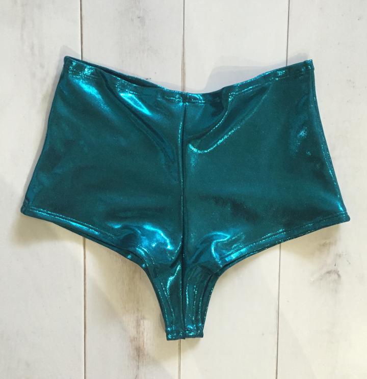 Montce Swim - Seaweed Alta Booty Short Bottoms