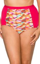 Curve Swimwear Bright Side 304b Retro High Waist Bottom