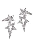 Cz By Kenneth Jay Lane - Pave Double Star Studs