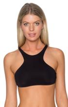 Sunsets Swimwear - Hollywood Hi-neck Bikini Top 65tblck