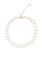 Heather Gardner - Bridal Dangling Labradorite Double Chain Necklace