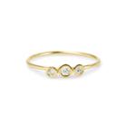 Elizabeth Buenaventura - Trinity Diamond Gold Ring