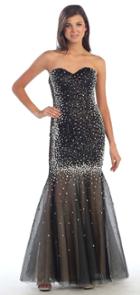 May Queen - Rq 7041 Strapless Sweetheart Mermaid Dress