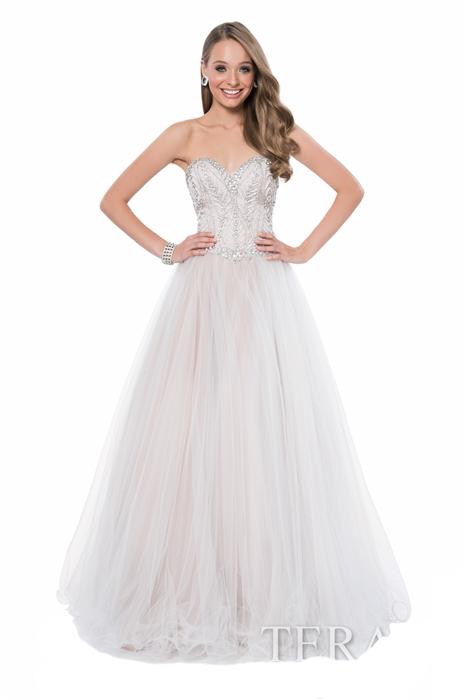 Terani Evening - Strapless Sequined Ballgown 1611p1240b
