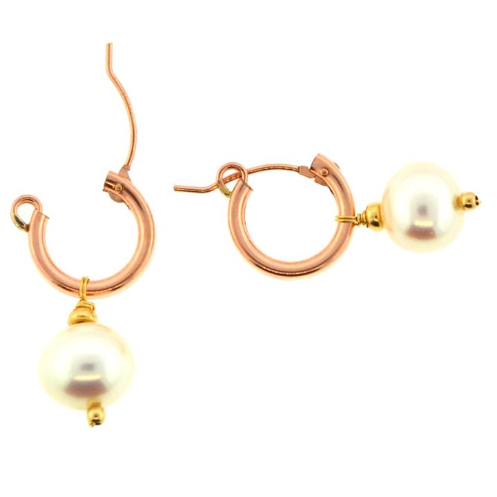 Mabel Chong - Rose Gold Hoop Earrings