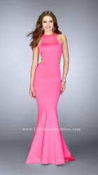 La Femme - Sophisticated Jewel Mermaid Long Evening Gown 24636