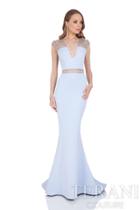 Terani Evening - Captivating Jeweled V-neck Mermaid Gown 1612p0570a