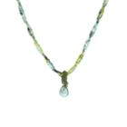Mabel Chong - Moss Aquamarine And Sapphire Necklace