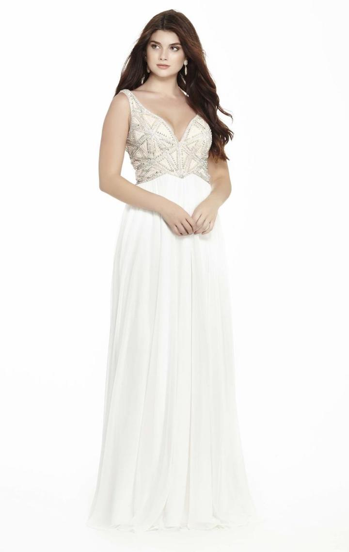 Jolene Collection - 17134 Beaded Empire Long Gown