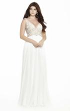 Jolene Collection - 17134 Beaded Empire Long Gown