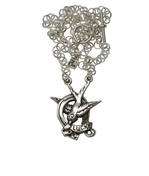 Femme Metale Jewelry - Lucky Swallow Necklace