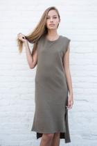 Joah Brown - City Lights Maxi Dress In Army Green