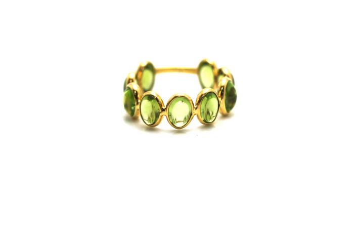 Tresor Collection - Peridot Stackable Ring Band In 18k Yellow Gold 6148061956