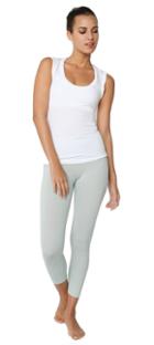 Yogasmoga - Run Jump 'n Twist Crop Grey