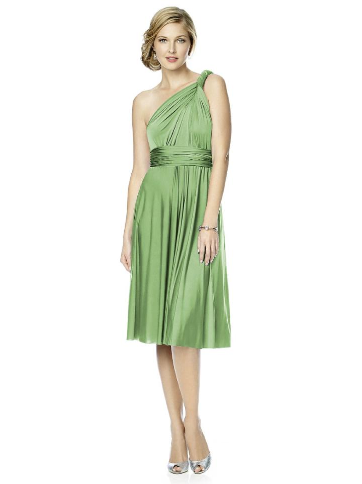 Dessy Collection - Mj-twist1 Dress In Apple Slice