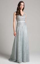 Lara Dresses - 33284 Embellished V-neck A-line Dress