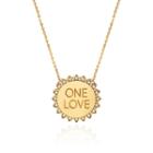 Logan Hollowell - New! Classic One Love Sunshine Necklace With Diamonds