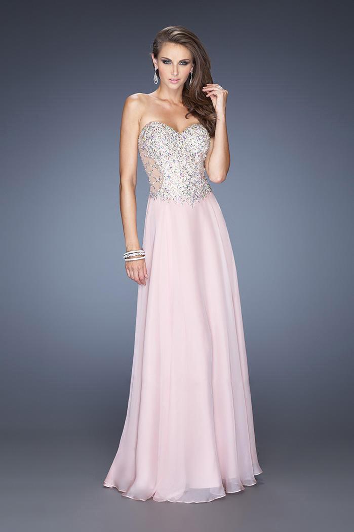 Gigi - 20178 Jewel Embellished Sweetheart Gown