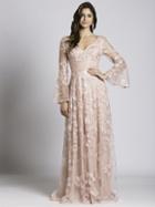 Lara Dresses - 33526 Lace V-neck A-line Dress