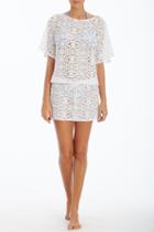 Helen Jon - Crochet Boatneck Tunic - White