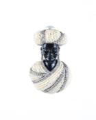 Jarin K Jewelry - Blackamoor Pearl Brooch
