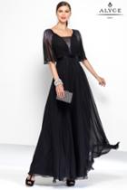 Alyce Paris Black Label - 5805 Long Dress In Black