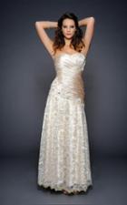 Lara Dresses - 21647 Strapless Shirred Bodice Gown