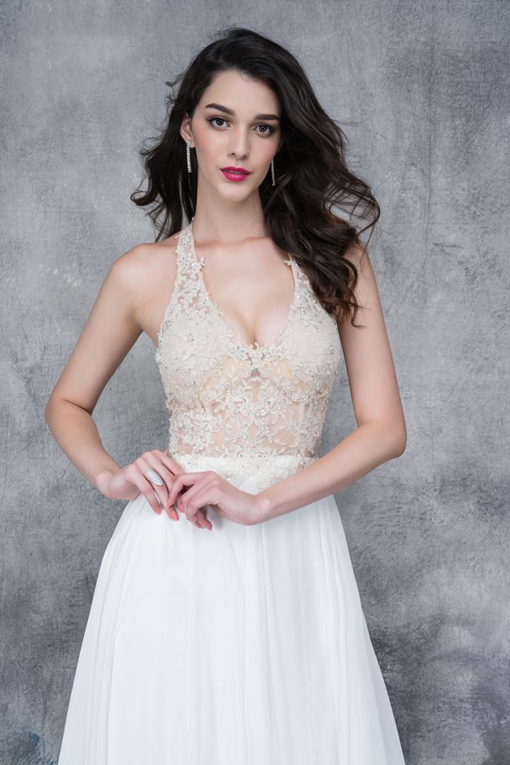 Nina Canacci - 2129 Embroidered Illusion Bodice Gown