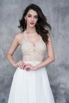 Nina Canacci - 2129 Embroidered Illusion Bodice Gown