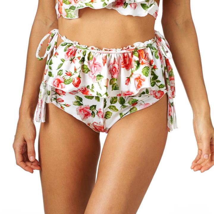Montce Swim - Rose Cabana Ruffle Short Bottom